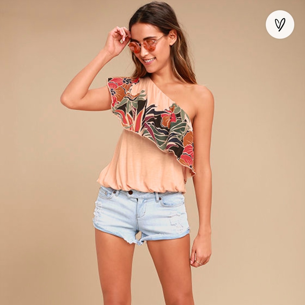 Free People One Shoulder Top